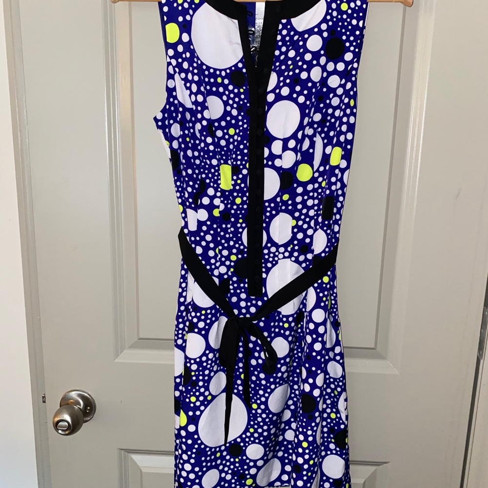 Kenzie Polka Dot Button Down Dress